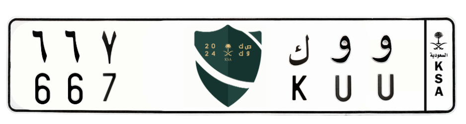 لوحة و و ك 667